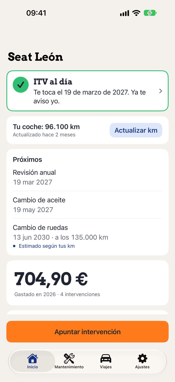 La app Tuerqui: ITV al día, kilómetros y próximos cambios